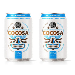 Zestaw: 2x Diet-Food Woda kokosowa niegazowana 330ml