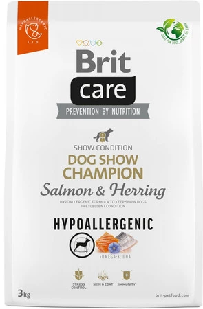 BRIT Care Dog Hypoallergenic Show CHAMPION Ryby 3kg