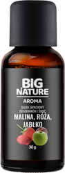 Big Nature Olejek zapachowy Malina & Róża, Jabłko 30g