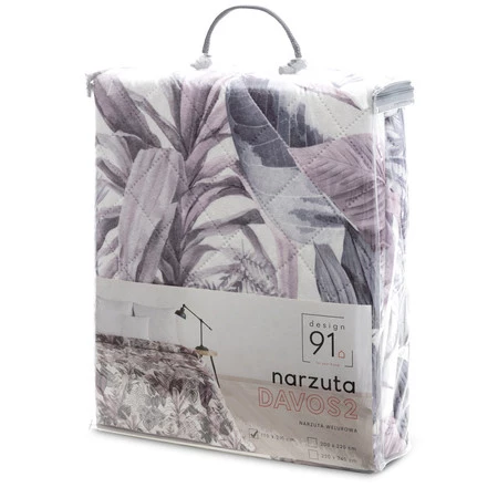 Narzuta D91 Davos2 220 x 240 cm, Fioletowy
