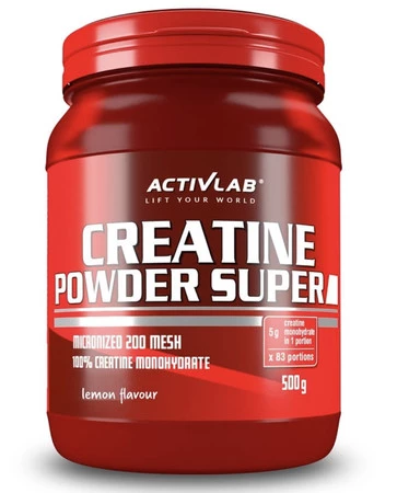 ACTIVLAB CREATINE POWDER SUPER Kreatyna 500g smak lemon