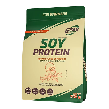 6PAK SOY PROTEIN 700g VANILLA ICE CREAM