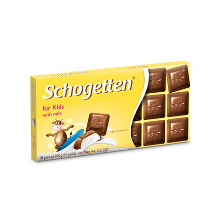 Schogetten − Czekolada mleczna dla dzieci − 100 g
