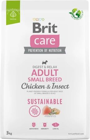 BRIT Care Dog Sustainable Adult Small Chicken Insect 3kg