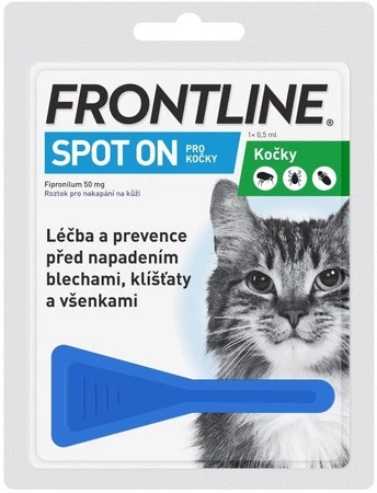 FRONTLINE Spot-On Kot Krople na kleszcze pchły 1szt.