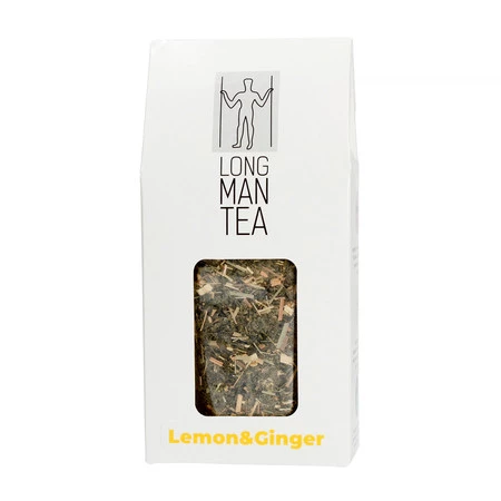 Long Man Tea - Lemon & Ginger - Herbata sypana 80g