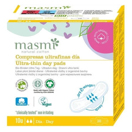 MASMI – podpaski ultracienkie bawełniane – 10 szt.