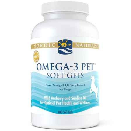 Nordic Naturals Pets Omega-3 kwasy tłuszczowe EPA i DHA 180 kaps.