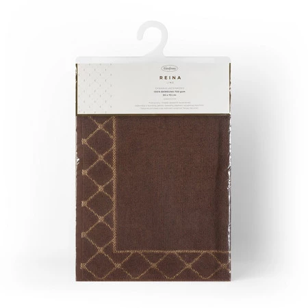 DYWANIK ŁAZIENKOWY MARTHA (04) 50 X 70 CM BRĄZOWY