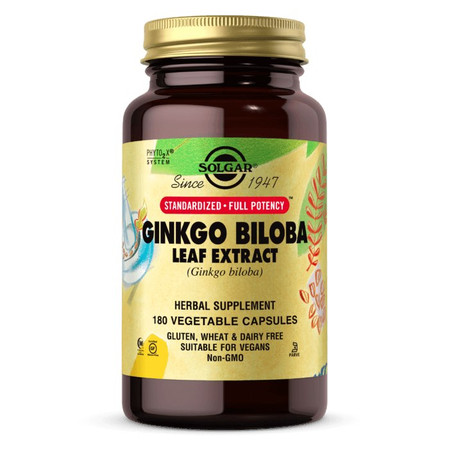 Solgar Ginkgo Biloba Leaf Extract 180 kaps.