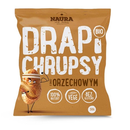 Chrupki o smaku orzechowym BIO 50 g