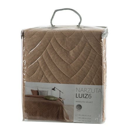 NARZUTA D91 LUIZ 6 200 X 220 CM CIEMNOBEŻOWY