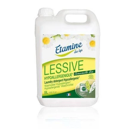 Etamine du Lys, Hypoalergiczny Płyn do Prania Rzeczy Dziecięcych z Organiczną Wodą Rumiankową Kanister, 5000 ml