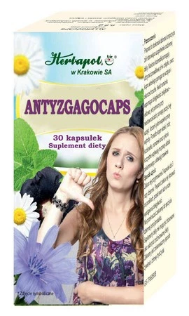 Antyzgagocaps 30kaps. HERBAPOL KRAKÓW