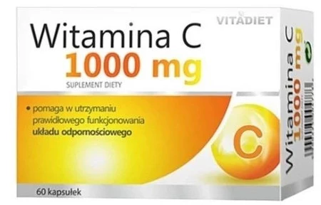 Vitadiet Witamina C na odporność 1000Mg 60 kaps.