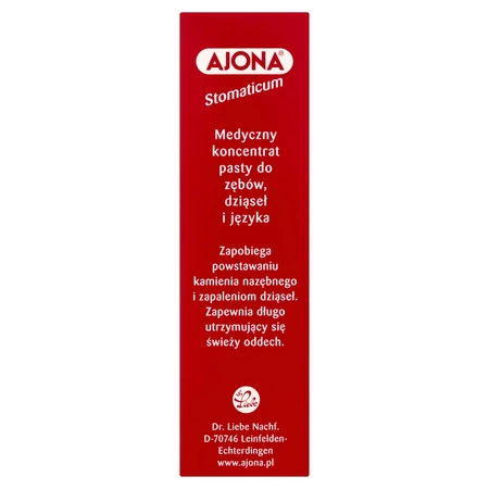 AJONA Stomaticum koncetrat  pasty do zębów 25ml