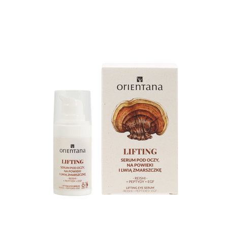 Orientana Serum pod oczy i na powieki Reishi i Peptydy, 15ml