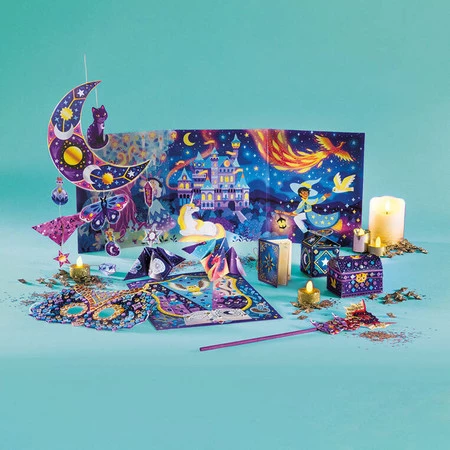 Janod Multizestaw kreatywny 9 dekoracji Szkoła magii 7+