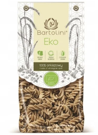 MAKARON (ORKISZOWY RAZOWY) ŚWIDERKI BIO 250 g - BARTOLINI