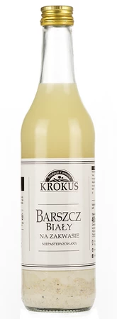 Krokus BARSZCZ BIAŁY NA ZAKWASIE NIEPASTERYZOWANY 480 ml