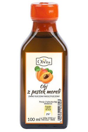 Olvita Olej Z Pestek Moreli Zimno Tłoczony 100Ml