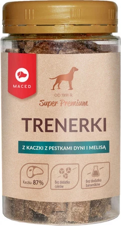 MACED SP Trenerki z Kaczki z Pestkami Dyni i Melisą 150g