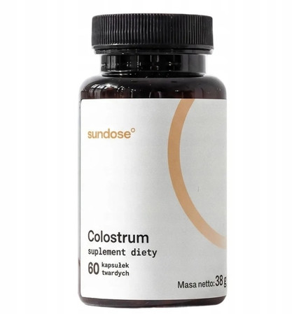 Sundose colostrum siara bydlęca na wsparcie układu odpornościowego 60 kaps.