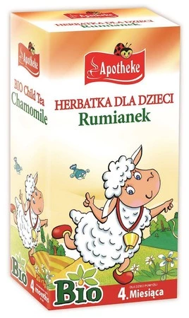 HERBATKA DLA DZIECI - RUMIANKOWA BIO (20 x 1 g) 20 g - APOTHEKE