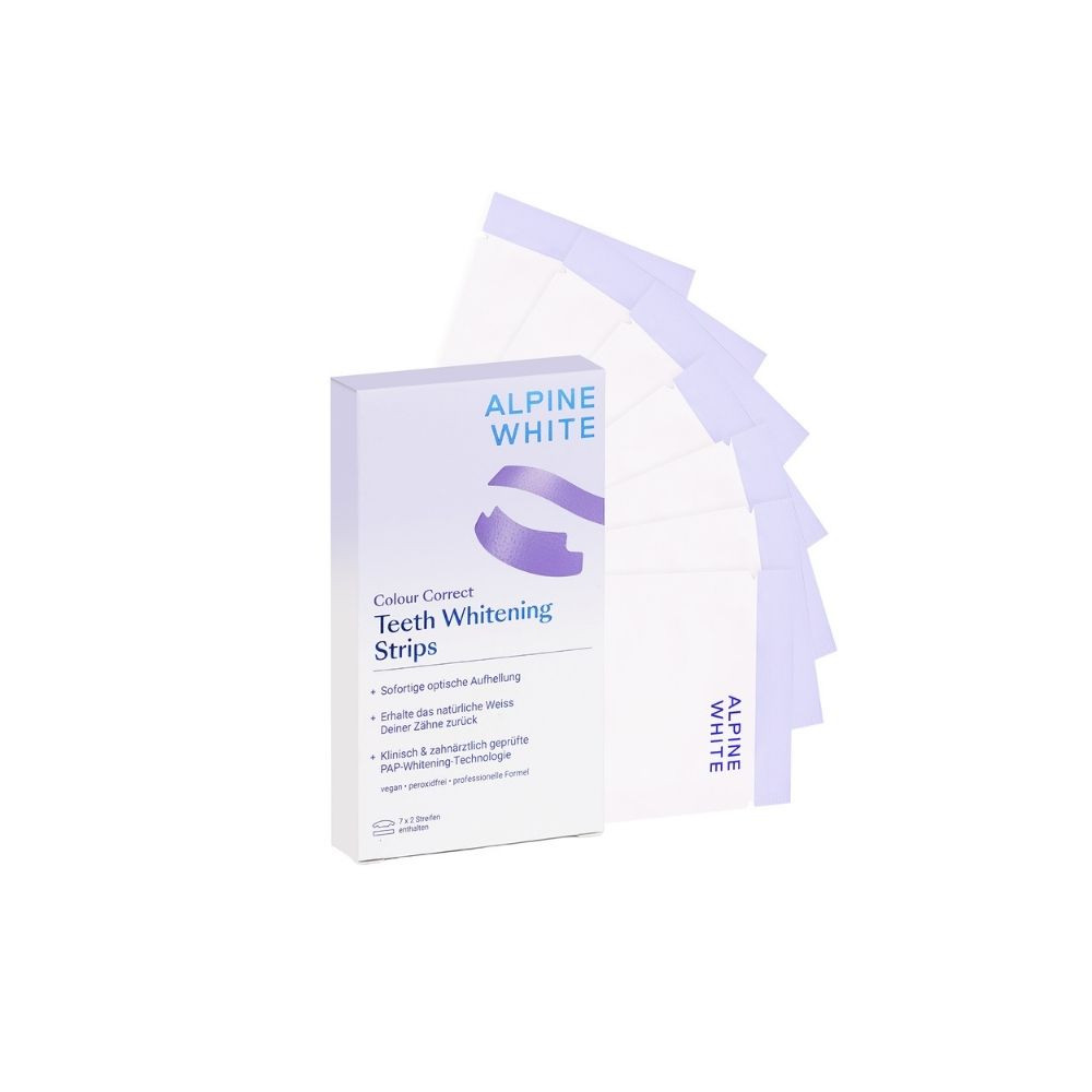 Alpine White Paski wybielające z korektorem koloru| Colour Correct Whitening Strips - Nabea.pl