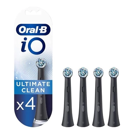 ORAL-B BRAUN KOŃCÓWKI RBCB-4 iO ULTIMATE CLEAN BLACK 4szt.