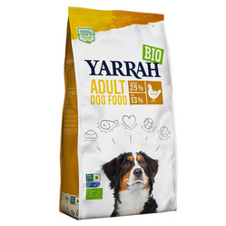 YARRAH (DLA PSA DOROSŁEGO) KARMA Z KURCZAKIEM BIO 2kg KRÓTKA DATA 2026-10-25