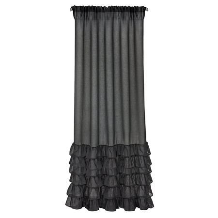 FIRANA GOTOWA DOLLY NA TAŚMIE 140 X 250 CM CZARNY