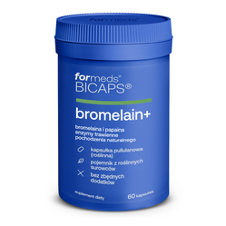 ForMeds Bicaps Bromelain+ wsparcie układu pokarmowego 60 kaps.
