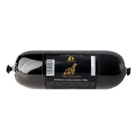 Zestaw 10x MIRALS Truthahn kiełbasa z mięsa indyka (400g)