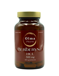 OLMA PHARM Berberyna HCL 500mg, 60 kaps.