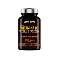 ESSENSEY WITAMINA D3 W OLEJU Z KROKOSZA 120 kaps.