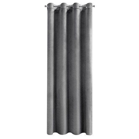 ZASŁONA GOTOWA D91 ROSA 140 X 250 CM STALOWY