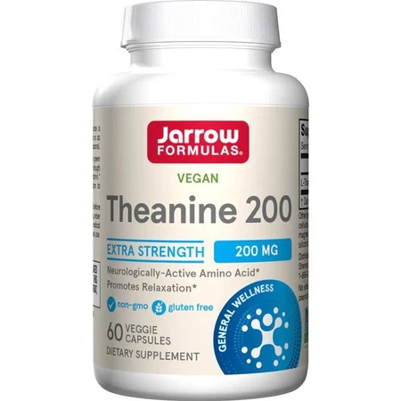 Jarrow Formulas L-Teanina 200 mg - Suntheanine 60 kaps.