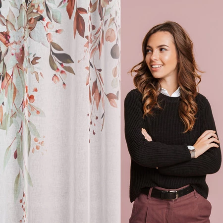 ZASŁONA GOTOWA MEG 140 X 260 CM BIAŁY