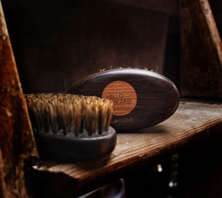 LullaLove, Szczotka do brody - 100% włosie dzika