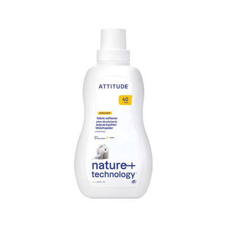 Attitude NATURE+, Płyn do płukania tkanin o zapachu skórki cytrusowej, 1040 ml