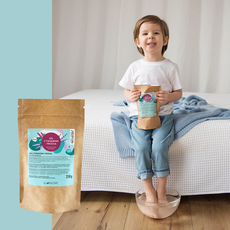Lullalove, Sól z tymiankiem i paczulą, 250 g