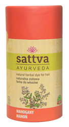 Sattva - Henna Naturalna ziołowa farba do włosów Mahoń 150g