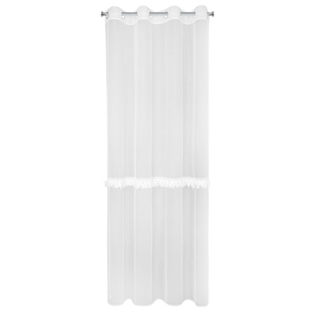 FIRANA GOTOWA SYLVI 140 X 260 CM BIAŁY