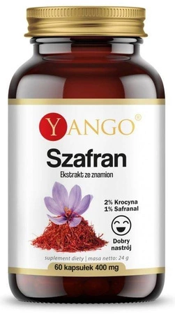 Yango − Szafran, ekstrakt ze znamion − 60 kaps.
