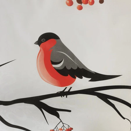 Komplet pościeli świątecznej Berry, 220 x 200 cm, Biały