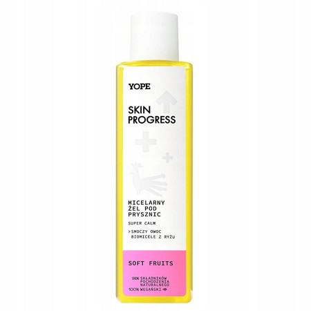 Yope - Skin Progress Micelarny żel pod prysznic Super Calm Soft Fruits 200ml