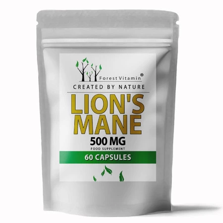 Forest Vitamin LION'S MANE Soplówka Jeżowata 500 mg 60 kaps.