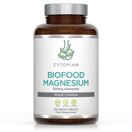 Cytoplan Biofood Magnez 100mg wsprcie układu nerwowego i energię 120 tab. vege