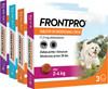 FRONTPRO Tabletki na pchły kleszcze 3szt. dla psa 25-50kg